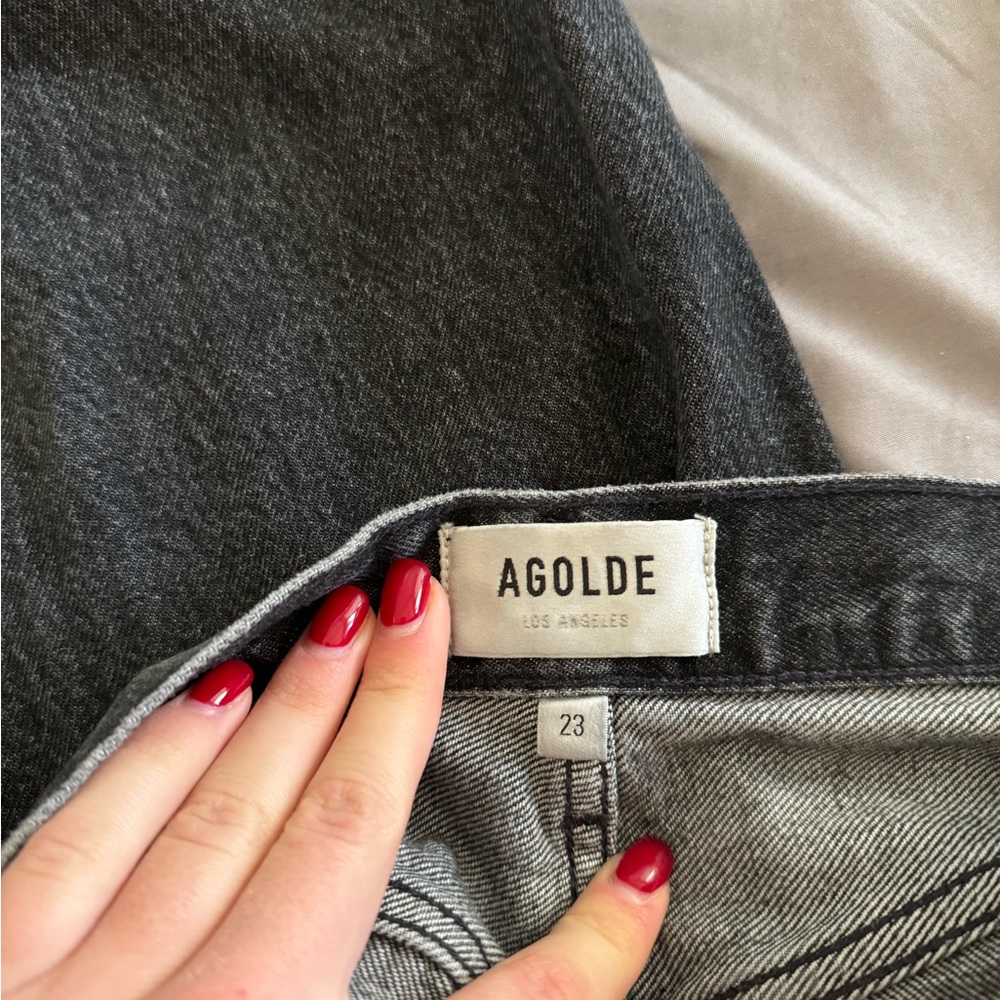 AGOLDE Women's Grey Jeans